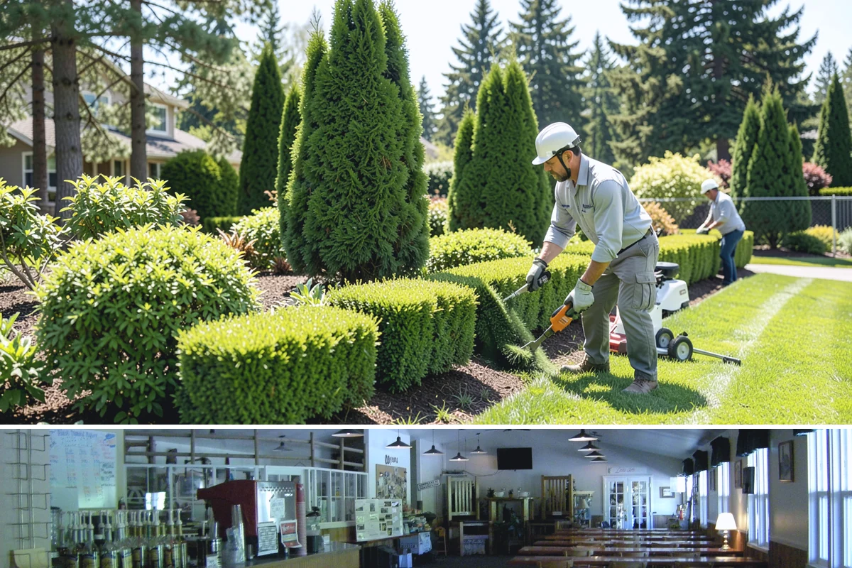 Forsythia Pruning in Black Diamond, King County, WA - In the PNW, prune forsythia right after its early-spring bloom fades so the plant has the full season to set buds for next year's...