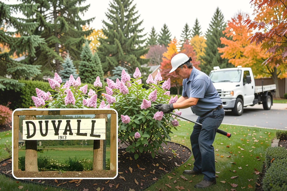 Forsythia Pruning in Duvall, King County, WA - Protects next spring's golden blooms by pruning right after flowering