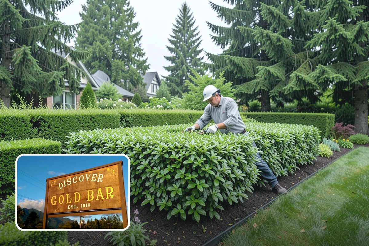 Forsythia Pruning in Gold Bar, Snohomish County, WA - Protects next spring's golden blooms by pruning right after flowering