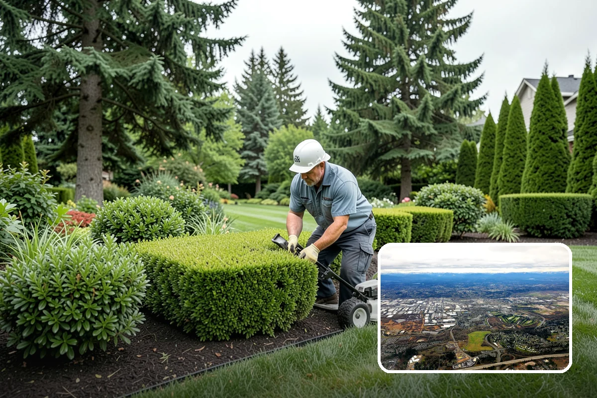 Forsythia Pruning in Kent, King County, WA - Protects next spring's golden blooms by pruning right after flowering