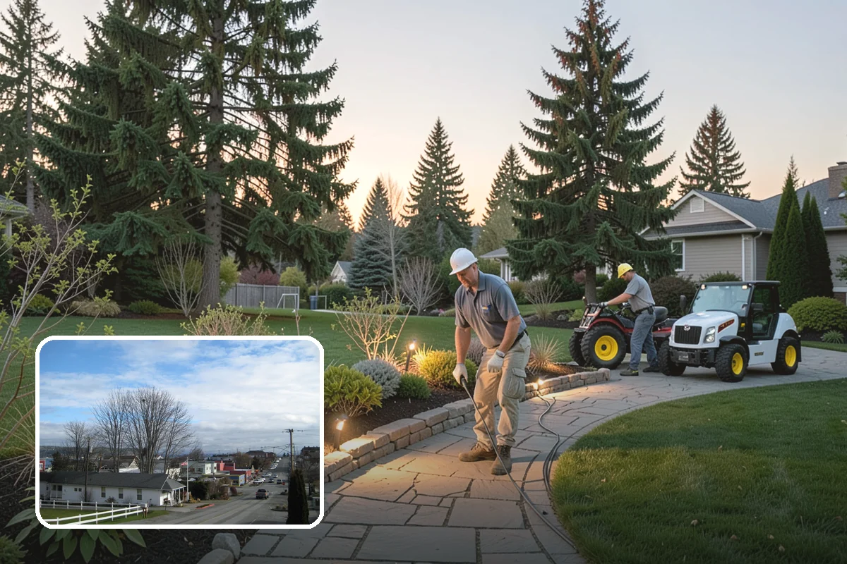 Forsythia Pruning in Langley, Island County, WA - Protects next spring's golden blooms by pruning right after flowering