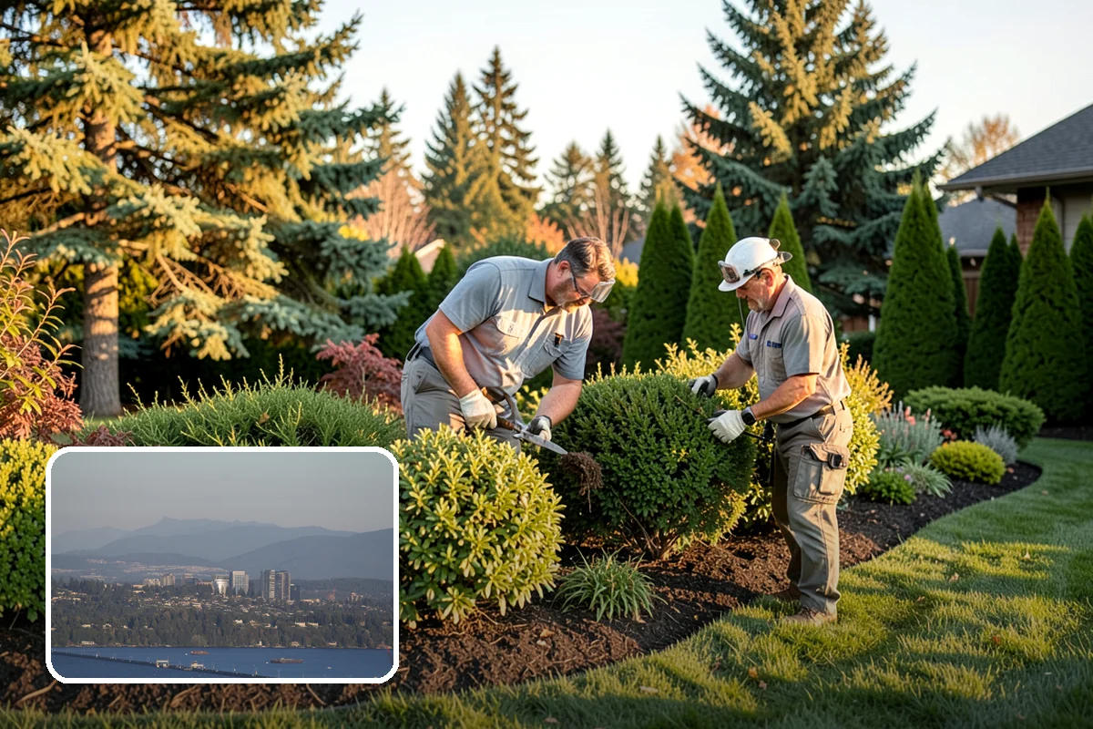 Forsythia Pruning in Medina, King County, WA - Protects next spring's golden blooms by pruning right after flowering