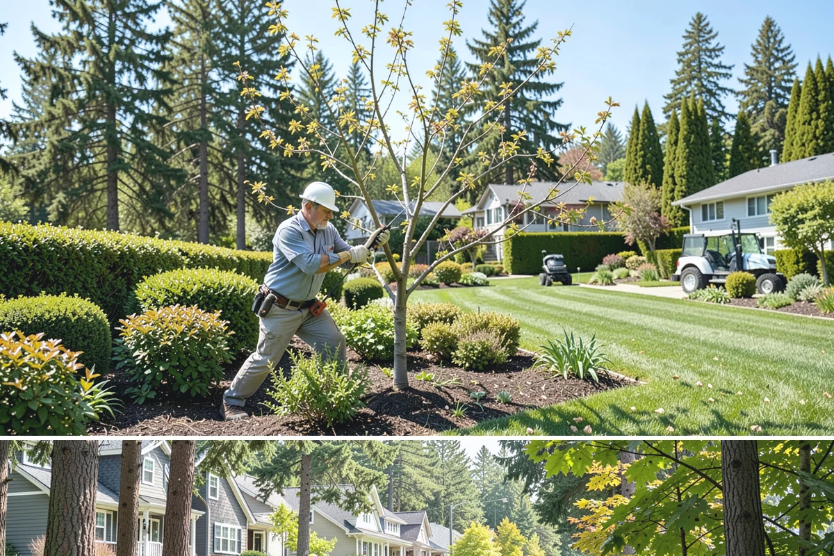 Forsythia Pruning in Normandy Park, King County, WA - In the PNW, prune forsythia right after its early-spring bloom fades so the plant has the full season to set buds for next year's...