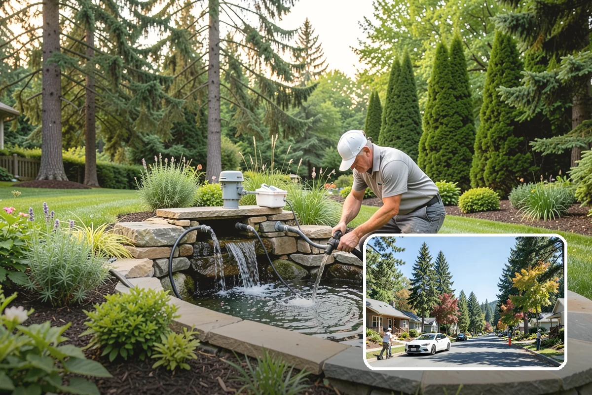 Forsythia Pruning in Orting, Pierce County, WA - Protects next spring's golden blooms by pruning right after flowering