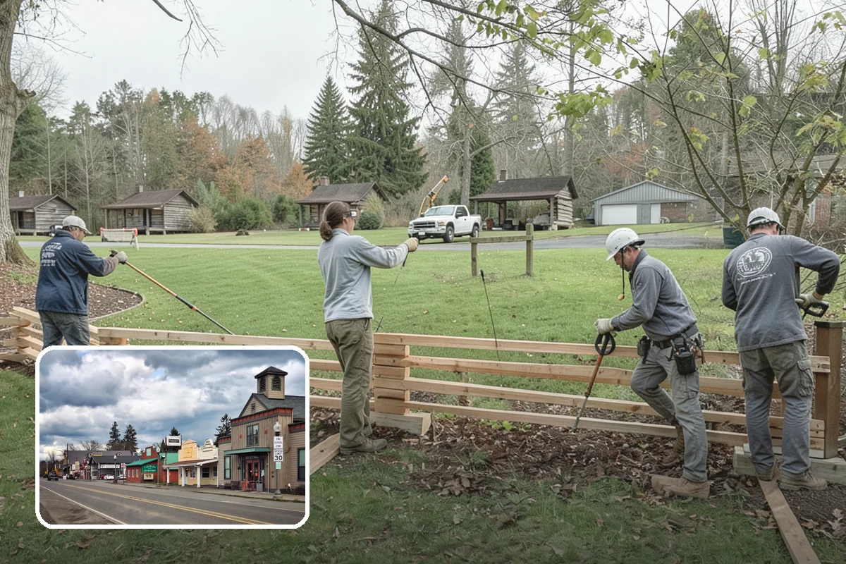 Forsythia Pruning in Roy, Pierce County, WA - Protects next spring's golden blooms by pruning right after flowering