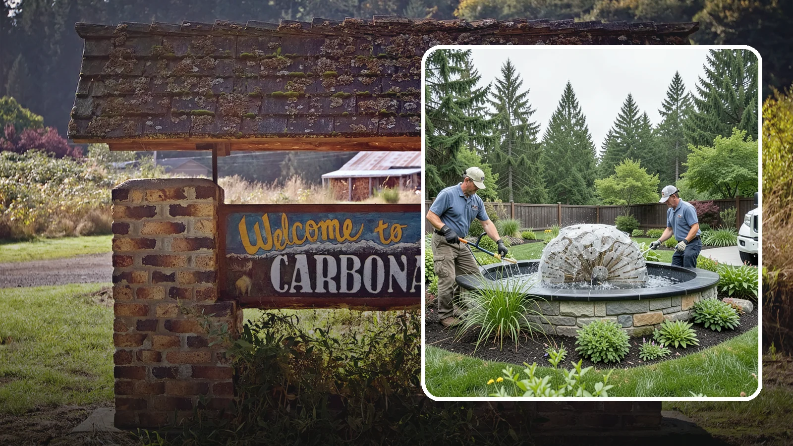 Fountain Installation in Carbonado, Pierce County, WA - Elegant fountains - from bubbling rocks to formal tiers - that add a compact, low-maintenance water accent.