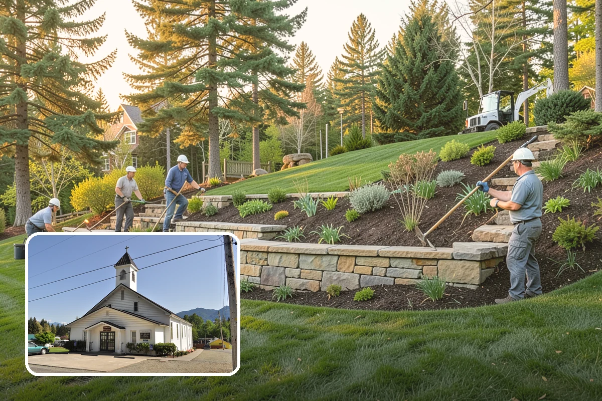 Fountain Installation in Concrete, Skagit County, WA - Compact water accent for any space
