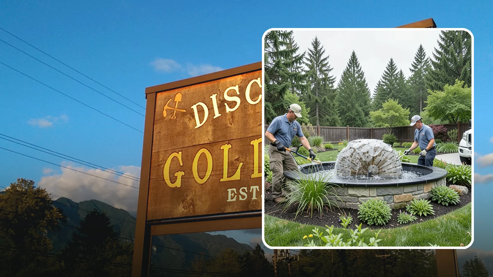 Fountain Installation in Gold Bar, Snohomish County, WA - Elegant fountains - from bubbling rocks to formal tiers - that add a compact, low-maintenance water accent.
