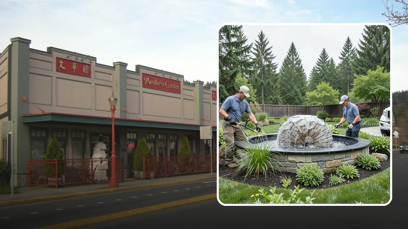 Fountain Installation in Issaquah, King County, WA - Elegant fountains - from bubbling rocks to formal tiers - that add a compact, low-maintenance water accent.
