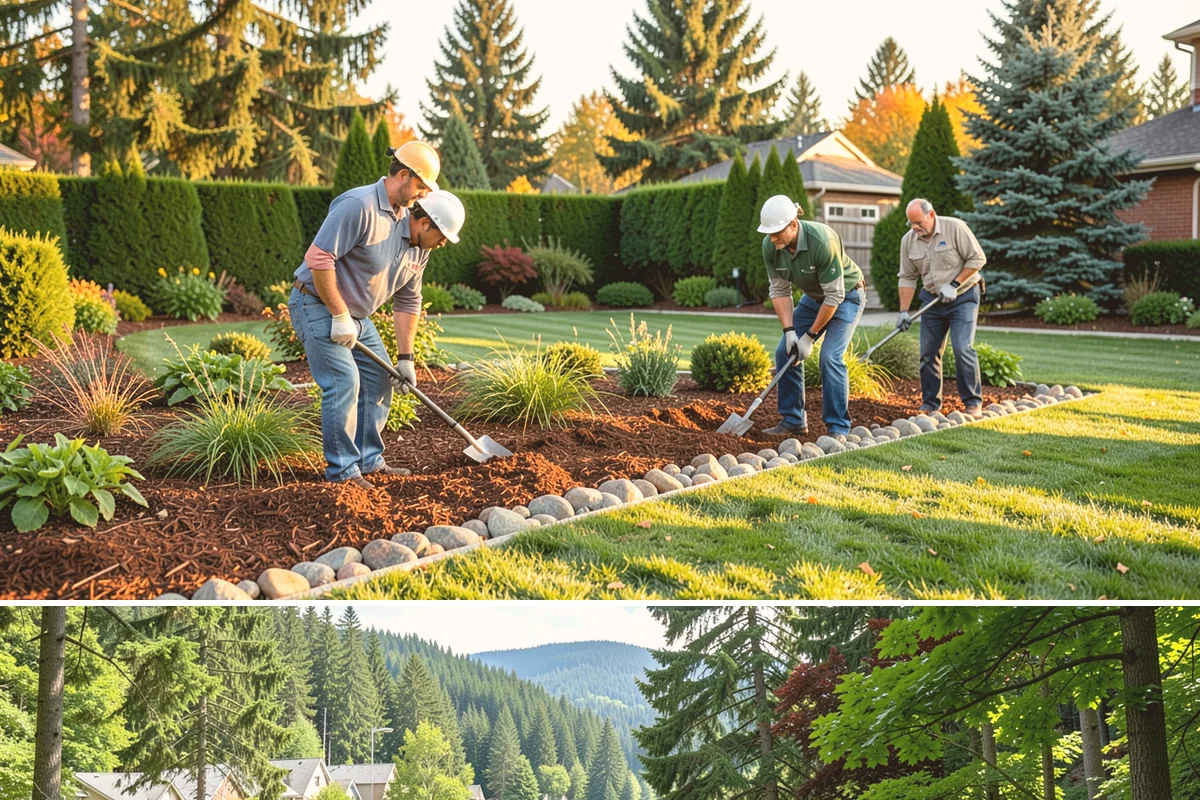 Fountain Installation in Lake Forest Park, King County, WA - Best installed spring through fall.