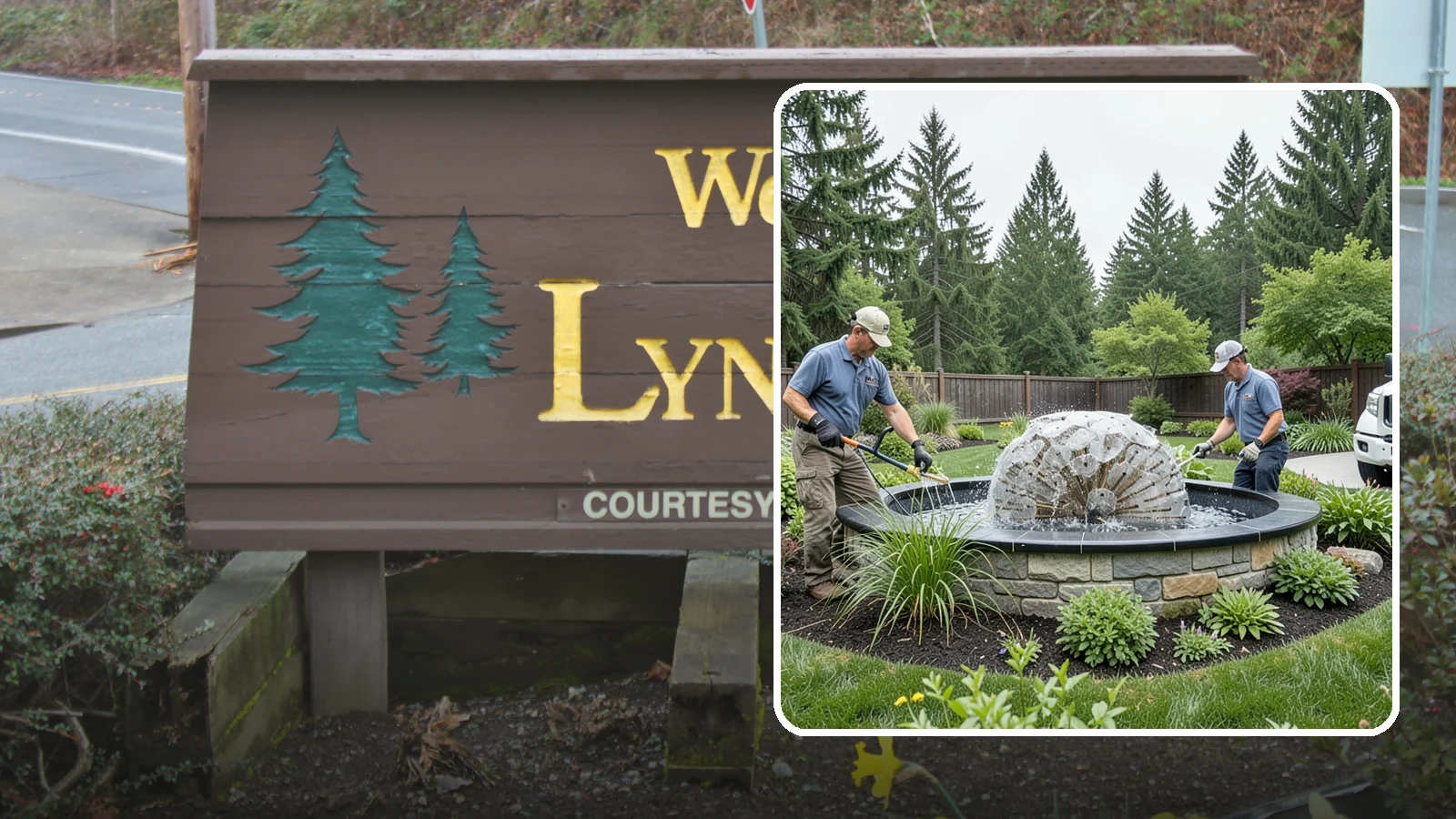Fountain Installation in Lynnwood, Snohomish County, WA - Elegant fountains - from bubbling rocks to formal tiers - that add a compact, low-maintenance water accent.