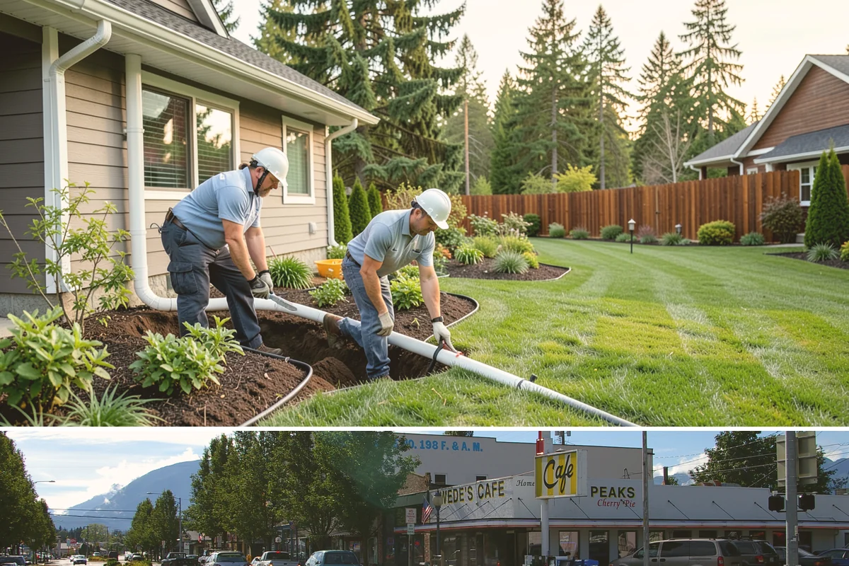 Fountain Installation in North Bend, King County, WA - Best installed spring through fall.
