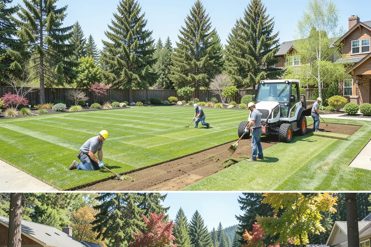 Fountain Installation in Orting, Pierce County, WA - Best installed spring through fall.