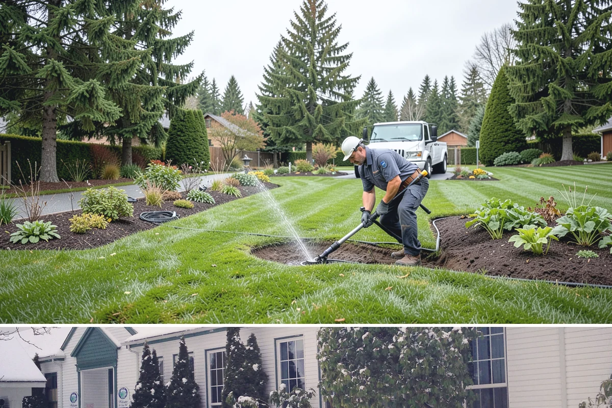 Fountain Installation in Pacific, King County, WA - Best installed spring through fall.