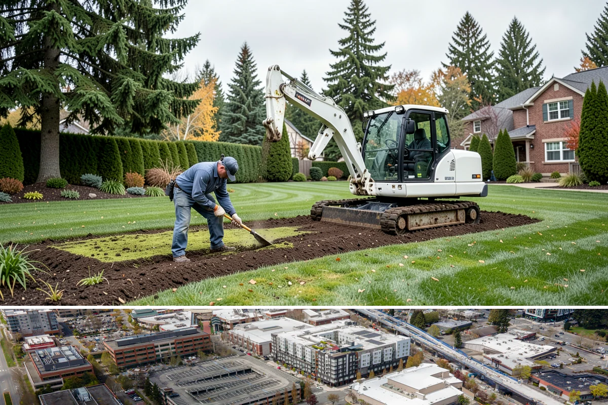 Fountain Installation in Redmond, King County, WA - Best installed spring through fall.