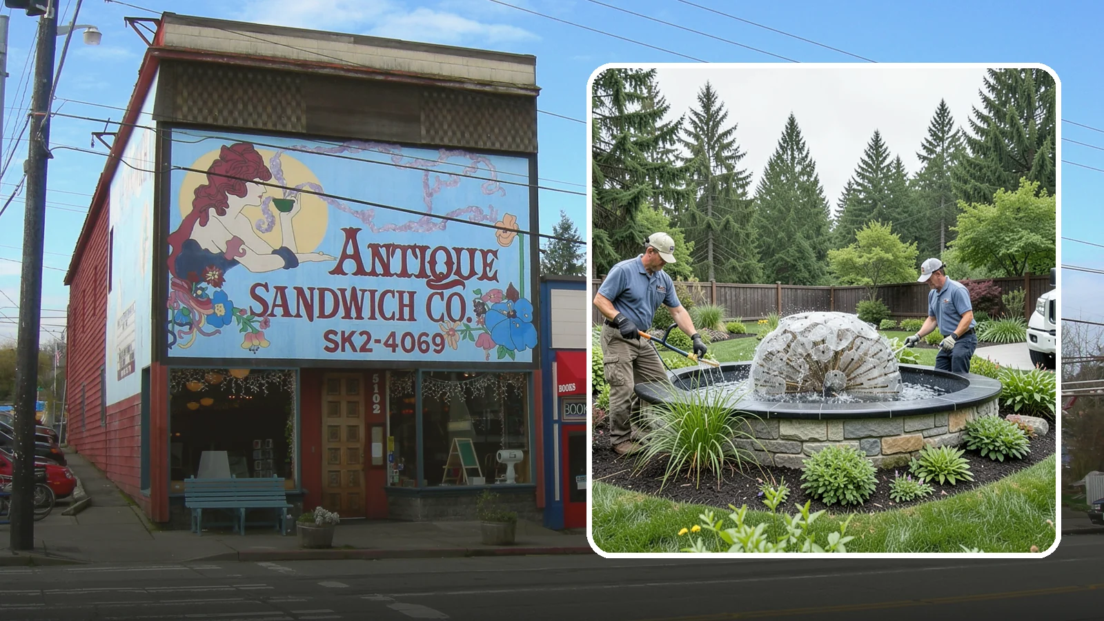 Fountain Installation in Ruston, Pierce County, WA - Elegant fountains - from bubbling rocks to formal tiers - that add a compact, low-maintenance water accent.
