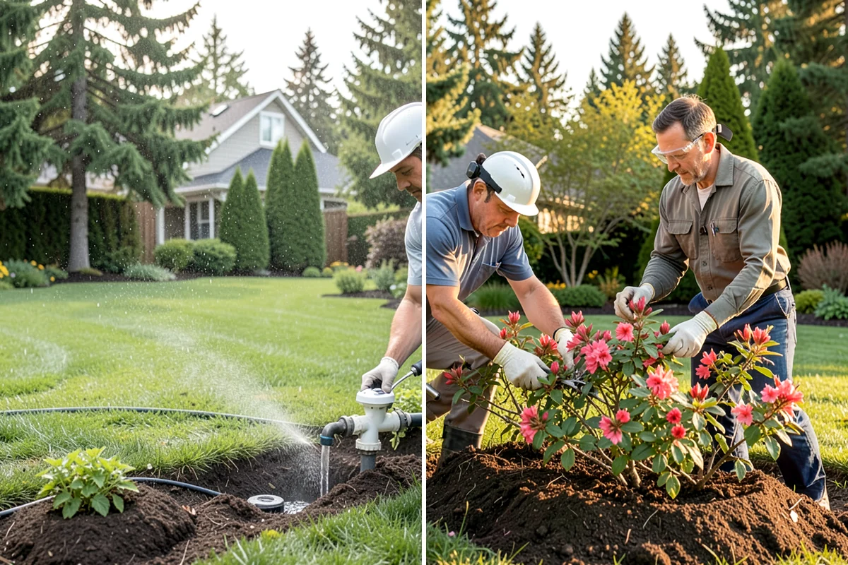Fountain Installation in Snoqualmie, King County, WA - Choose the fountain style and location