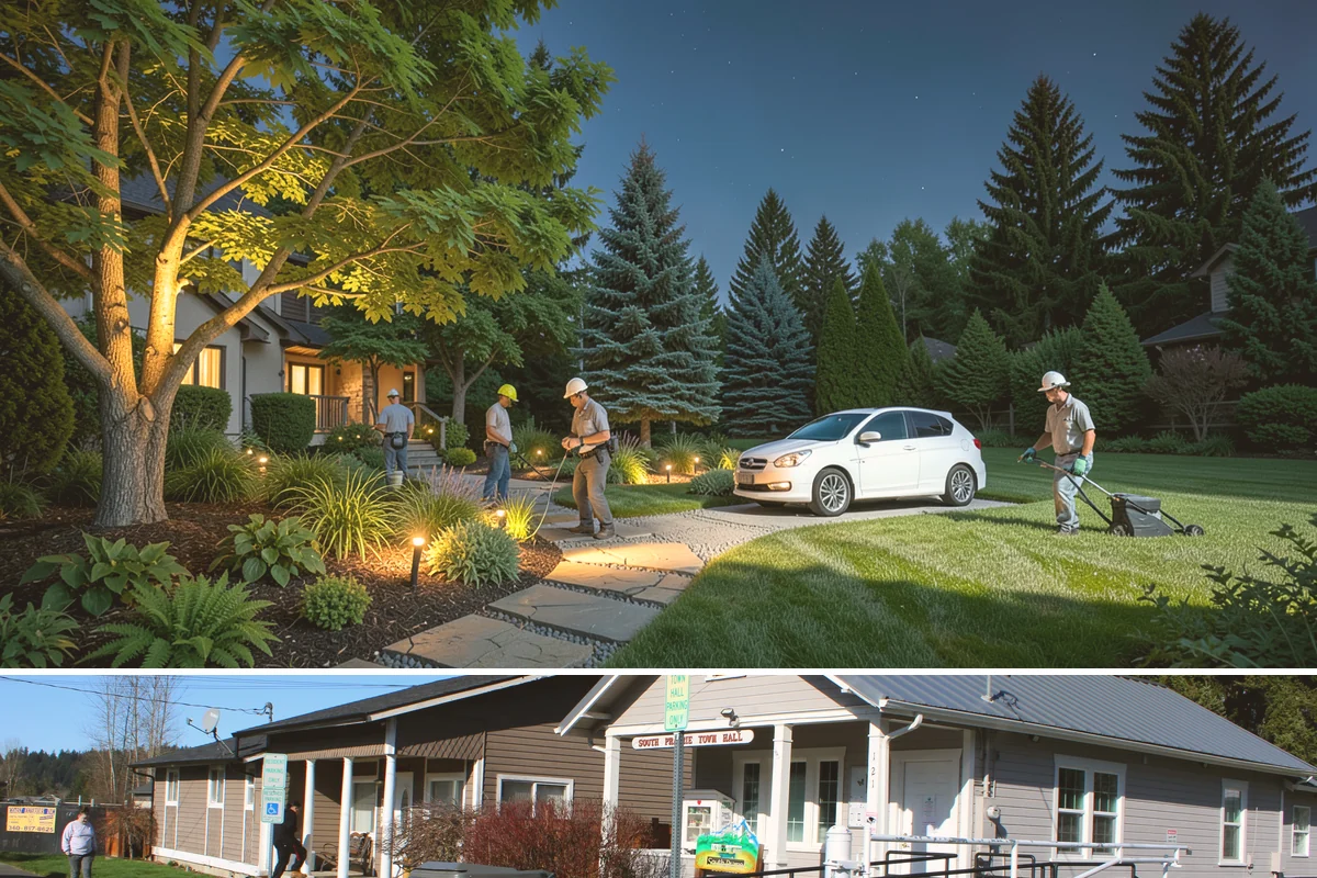 Fountain Installation in South Prairie, Pierce County, WA - Best installed spring through fall.