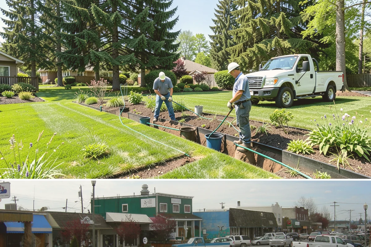 Fountain Installation in Stanwood, Snohomish County, WA - Best installed spring through fall.