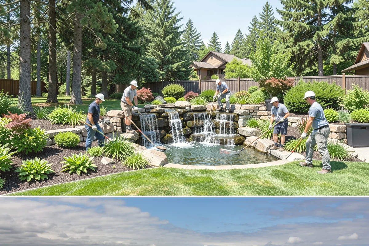 Fountain Installation in University Place, Pierce County, WA - Best installed spring through fall.