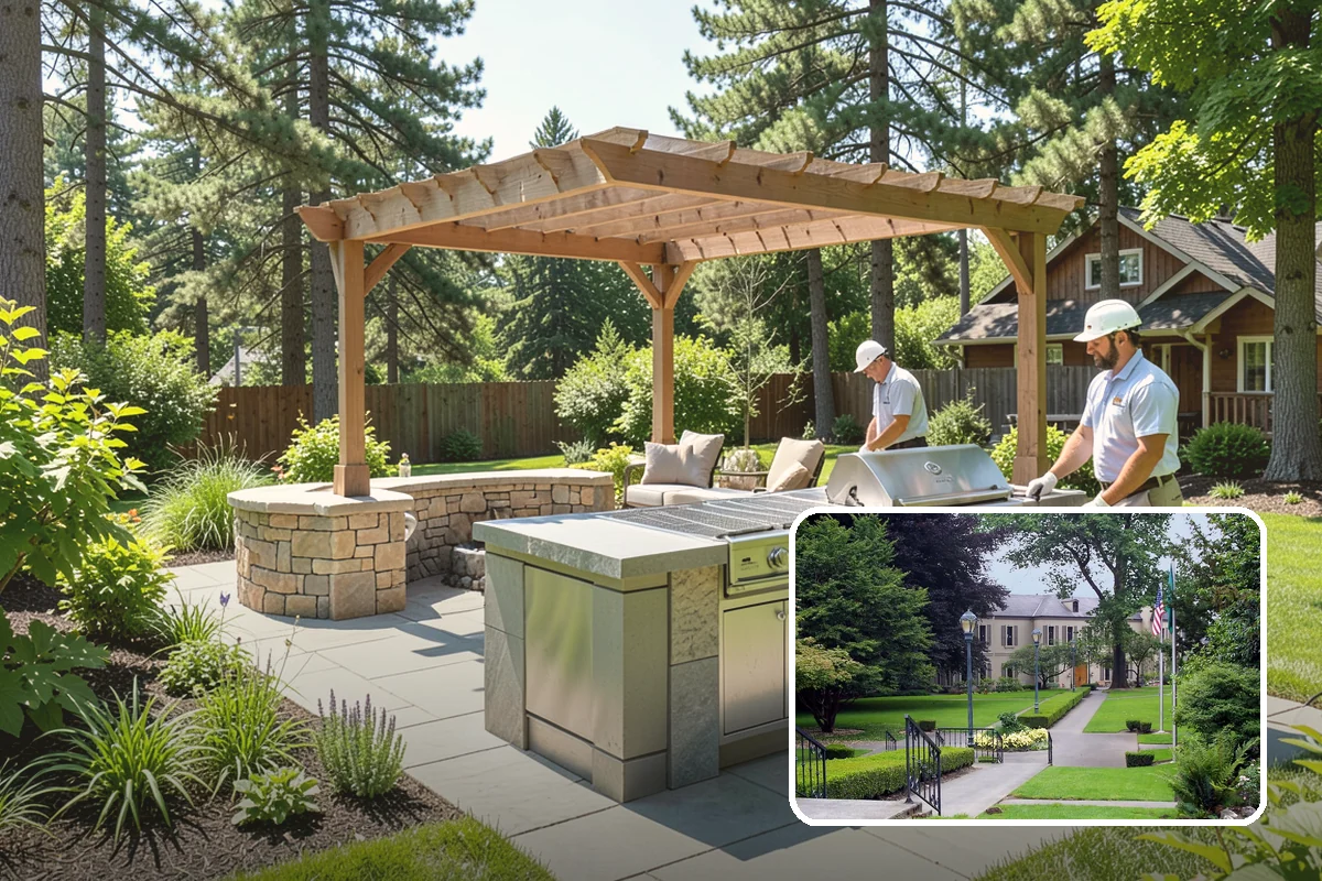 Fountain Installation in Woodinville, King County, WA - Compact water accent for any space