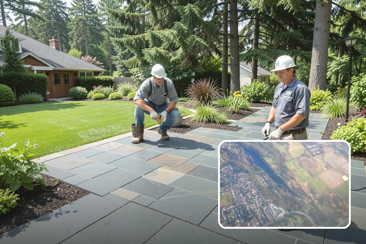 French Drain Installation in Algona, King County, WA - Solves chronic soggy and wet areas