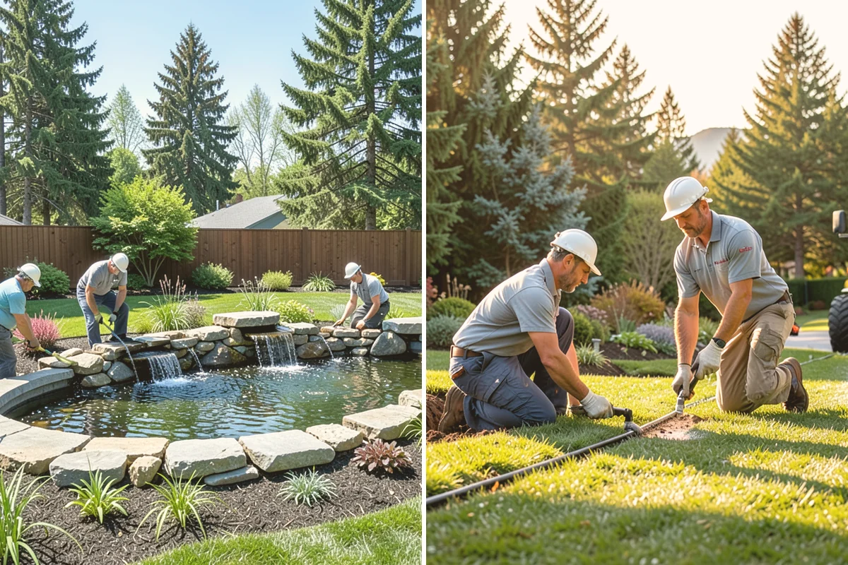 French Drain Installation in Algona, King County, WA - Locate the wet area and outfall path