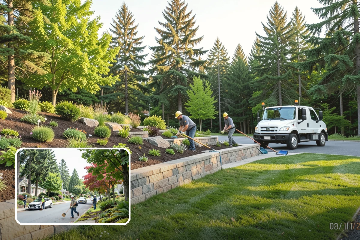 French Drain Installation in Beaux Arts Village, King County, WA - Solves chronic soggy and wet areas