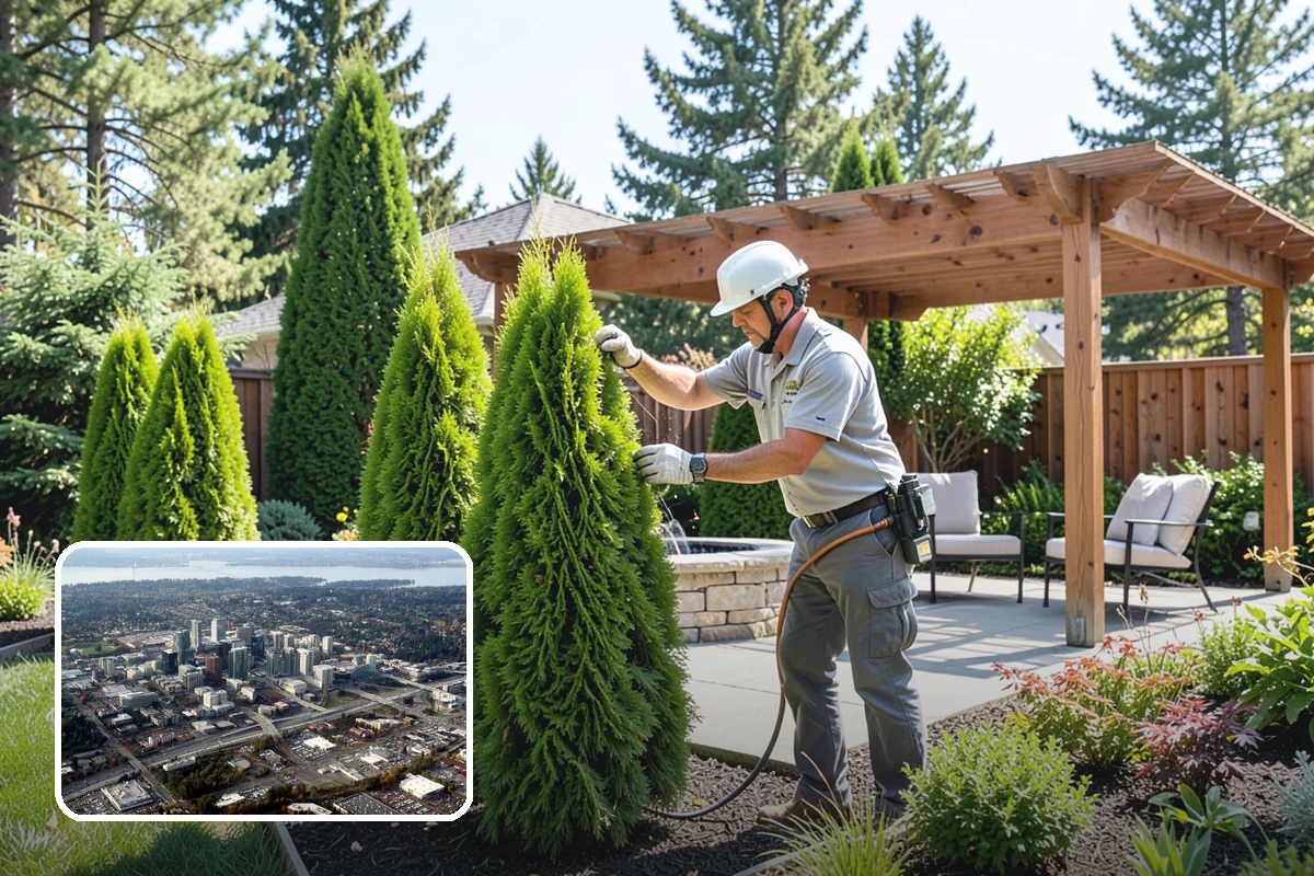 French Drain Installation in Bellevue, King County, WA - Solves chronic soggy and wet areas