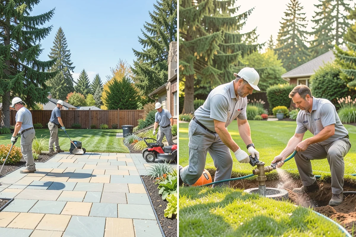 French Drain Installation in Brier, Snohomish County, WA - Locate the wet area and outfall path