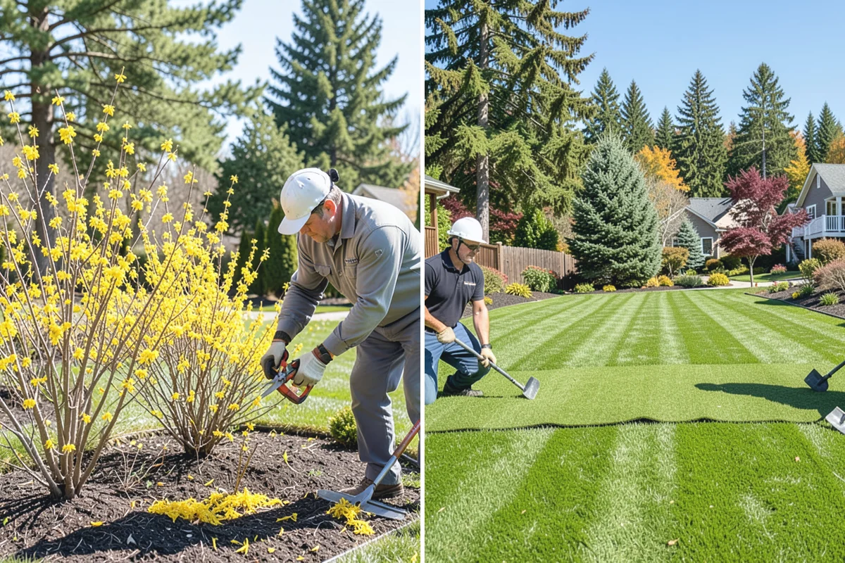 French Drain Installation in Buckley, Pierce County, WA - Locate the wet area and outfall path