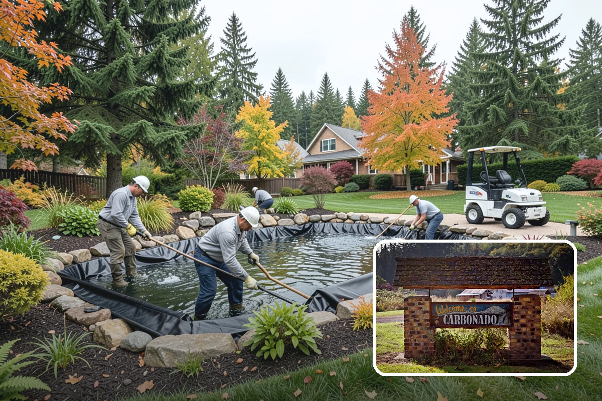 French Drain Installation in Carbonado, Pierce County, WA - Solves chronic soggy and wet areas