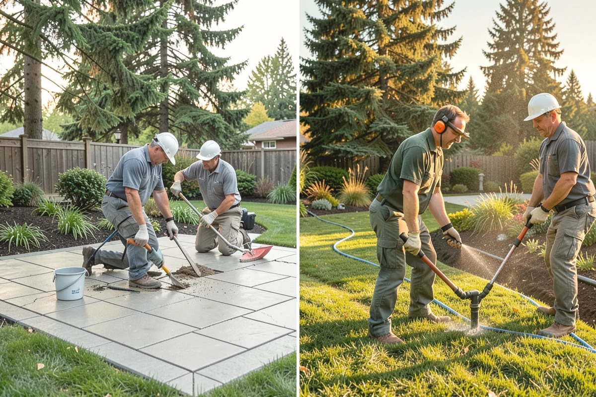 French Drain Installation in Carbonado, Pierce County, WA - Locate the wet area and outfall path