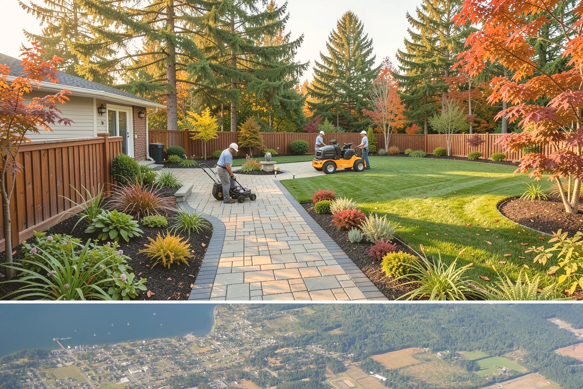 French Drain Installation in Coupeville, Island County, WA - Best installed in drier conditions.