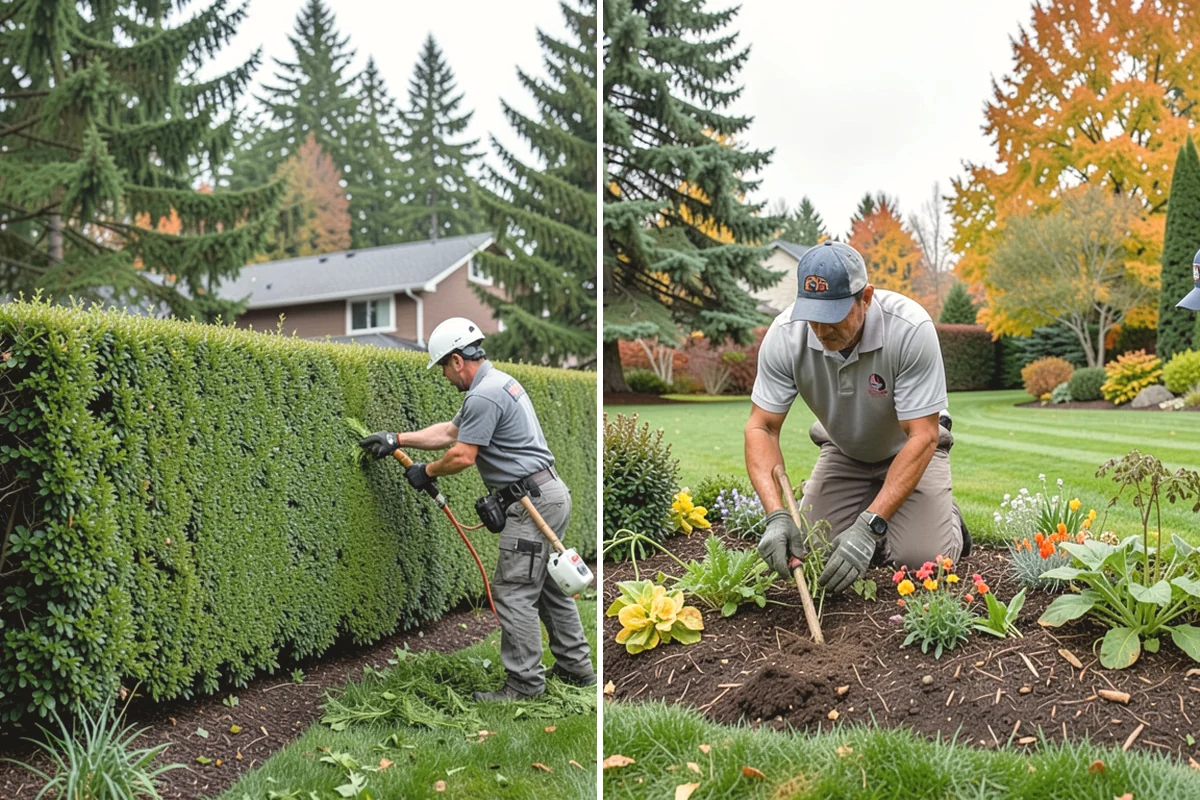 French Drain Installation in Covington, King County, WA - Locate the wet area and outfall path