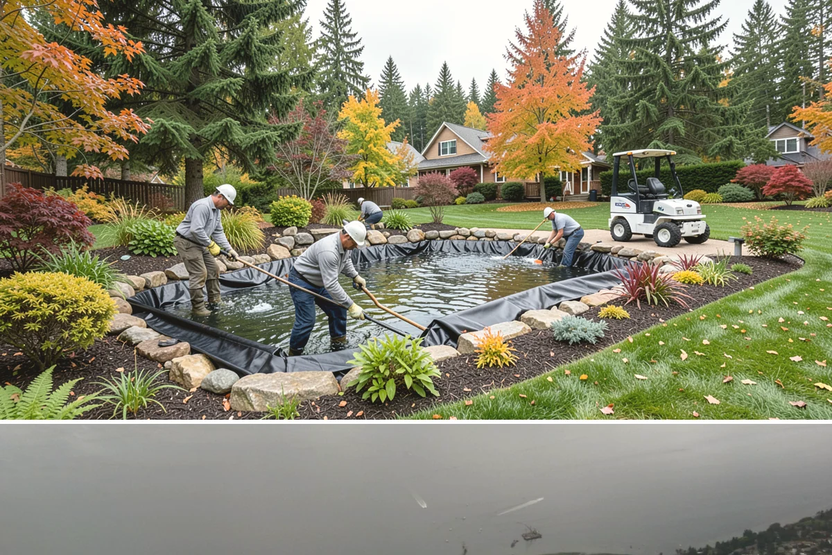 French Drain Installation in Des Moines, King County, WA - Best installed in drier conditions.