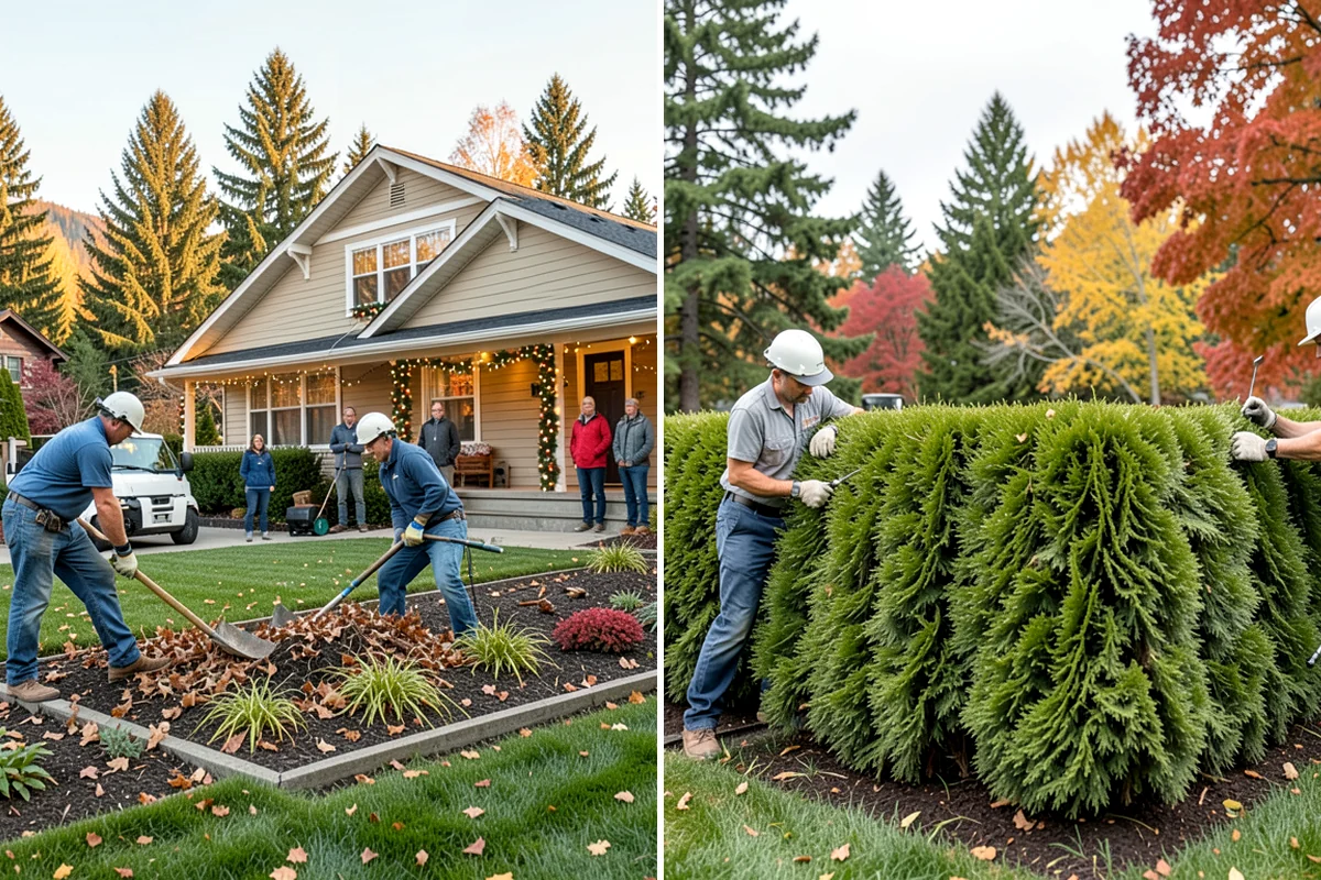 French Drain Installation in DuPont, Pierce County, WA - Locate the wet area and outfall path