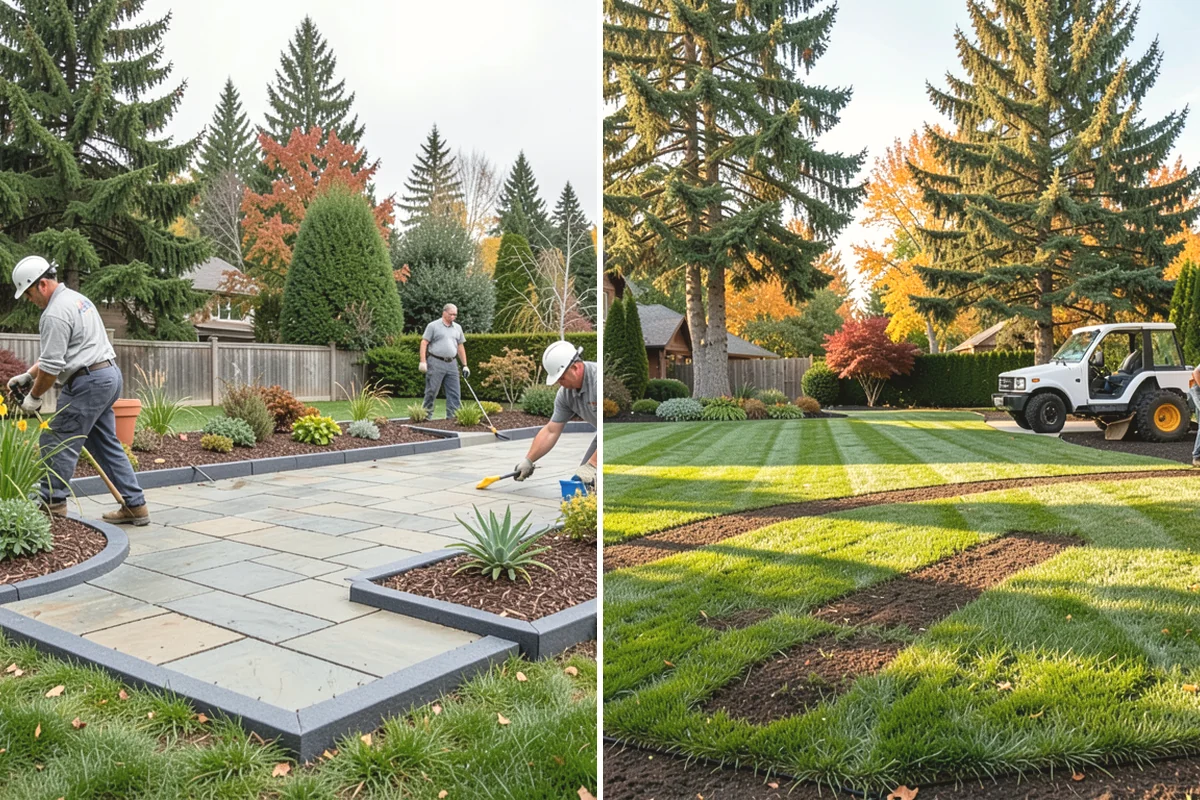 French Drain Installation in Duvall, King County, WA - Locate the wet area and outfall path