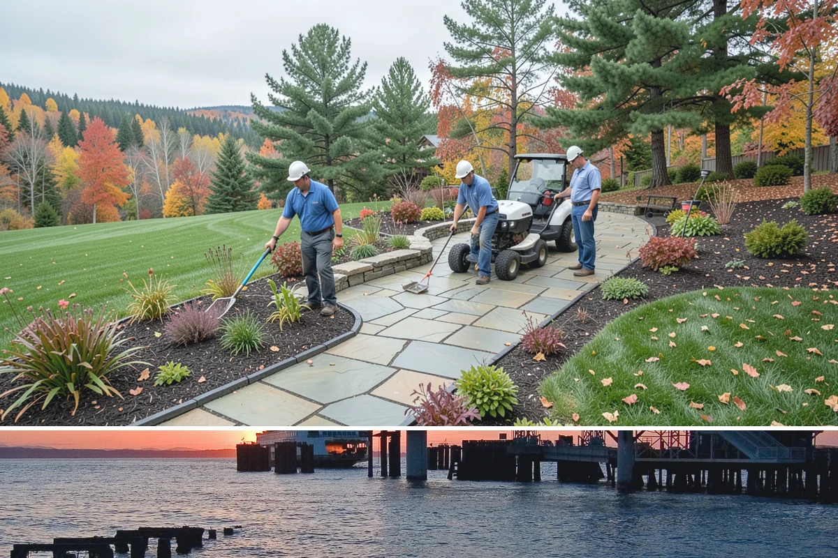 French Drain Installation in Edmonds, Snohomish County, WA - Best installed in drier conditions.