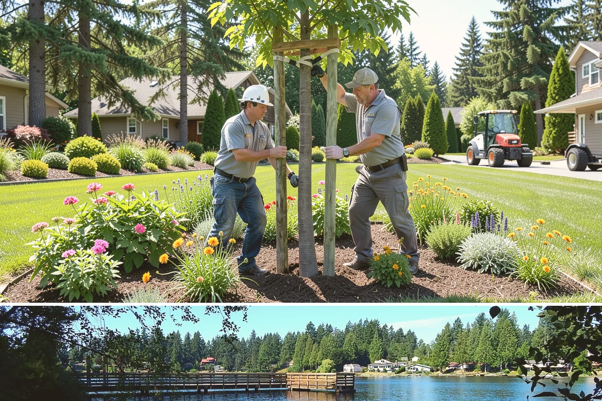 French Drain Installation in Federal Way, King County, WA - Best installed in drier conditions.