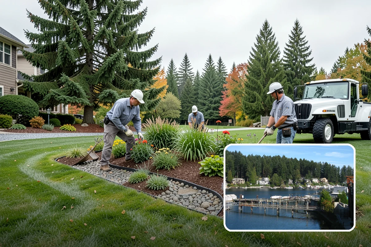 French Drain Installation in Gig Harbor, Pierce County, WA - Solves chronic soggy and wet areas