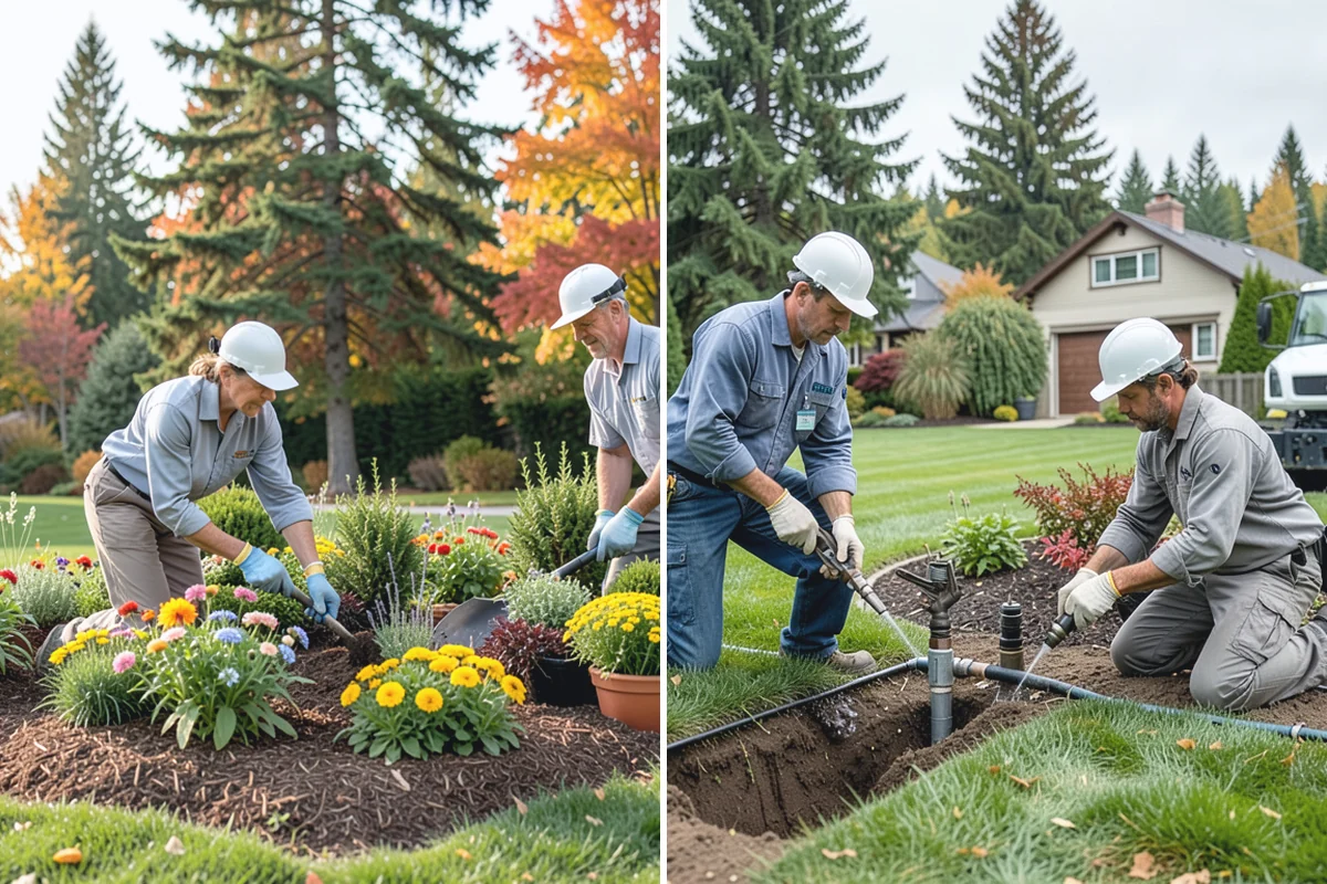 French Drain Installation in Granite Falls, Snohomish County, WA - Locate the wet area and outfall path