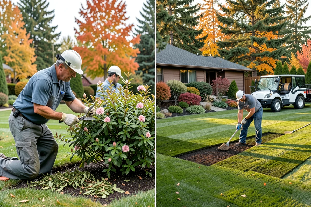 French Drain Installation in Hunts Point, King County, WA - Locate the wet area and outfall path