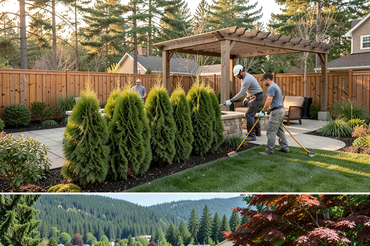 French Drain Installation in Index, Snohomish County, WA - Best installed in drier conditions.