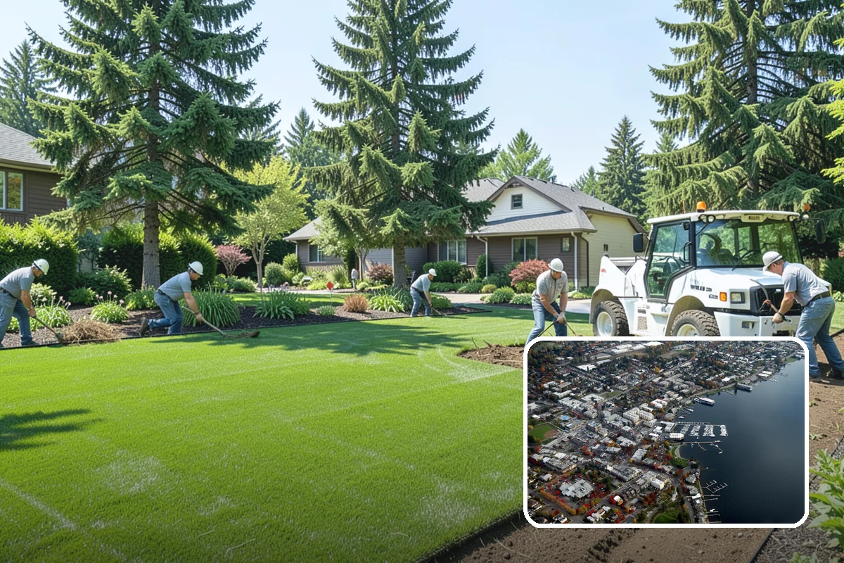 French Drain Installation in Kirkland, King County, WA - Solves chronic soggy and wet areas