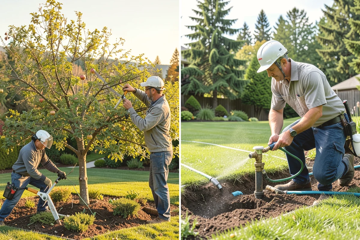 French Drain Installation in Lake Stevens, Snohomish County, WA - Locate the wet area and outfall path