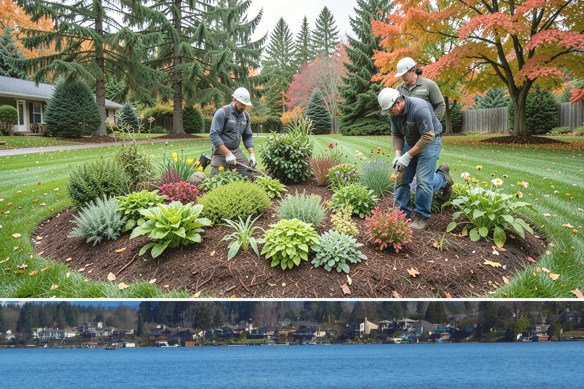 French Drain Installation in Lake Stevens, Snohomish County, WA - Best installed in drier conditions.