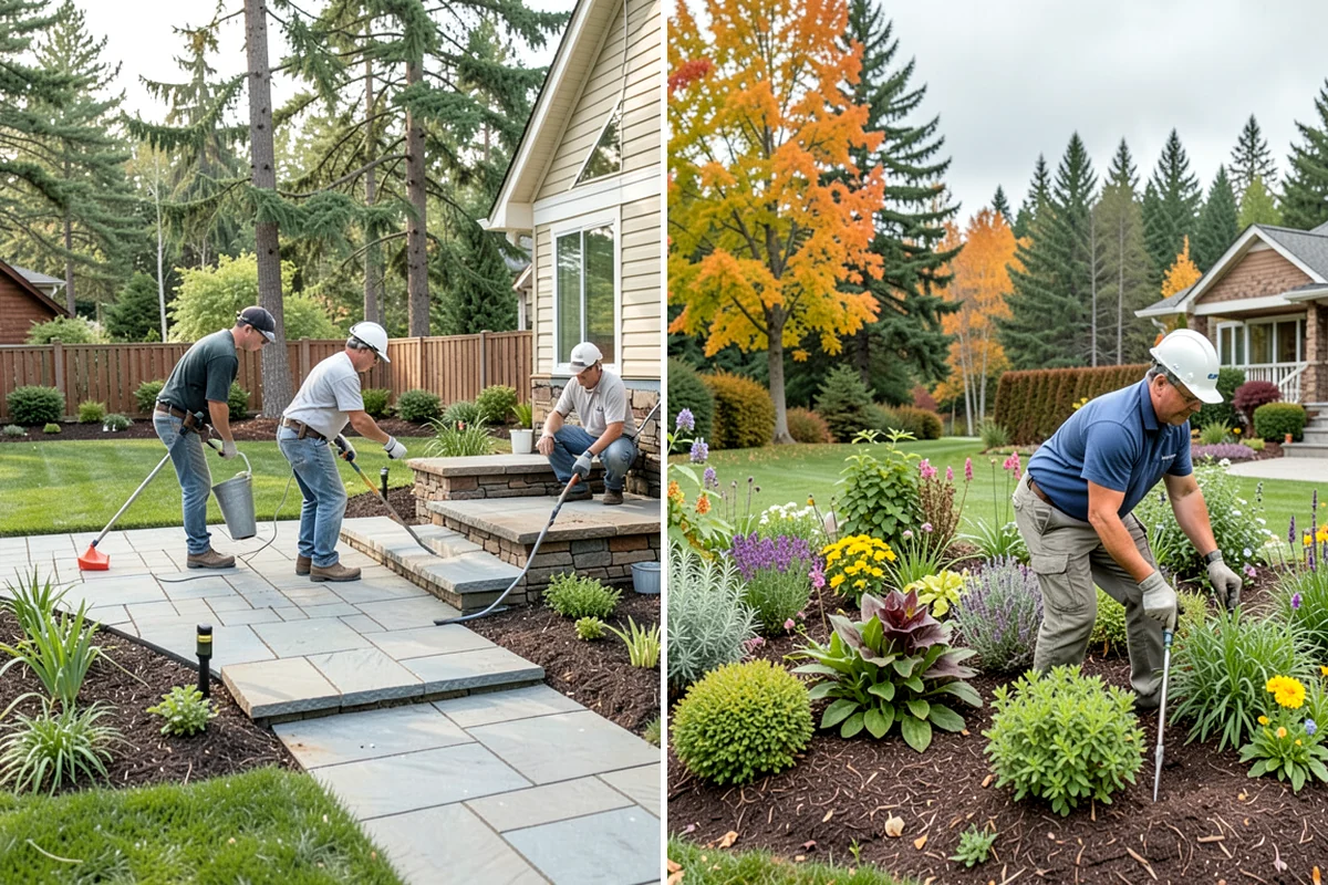 French Drain Installation in Lakewood, Pierce County, WA - Locate the wet area and outfall path