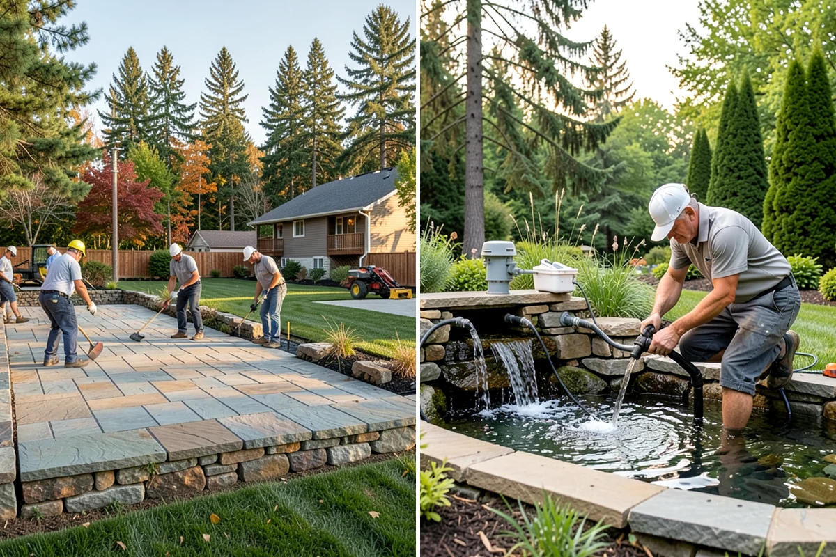 French Drain Installation in Maple Valley, King County, WA - Locate the wet area and outfall path