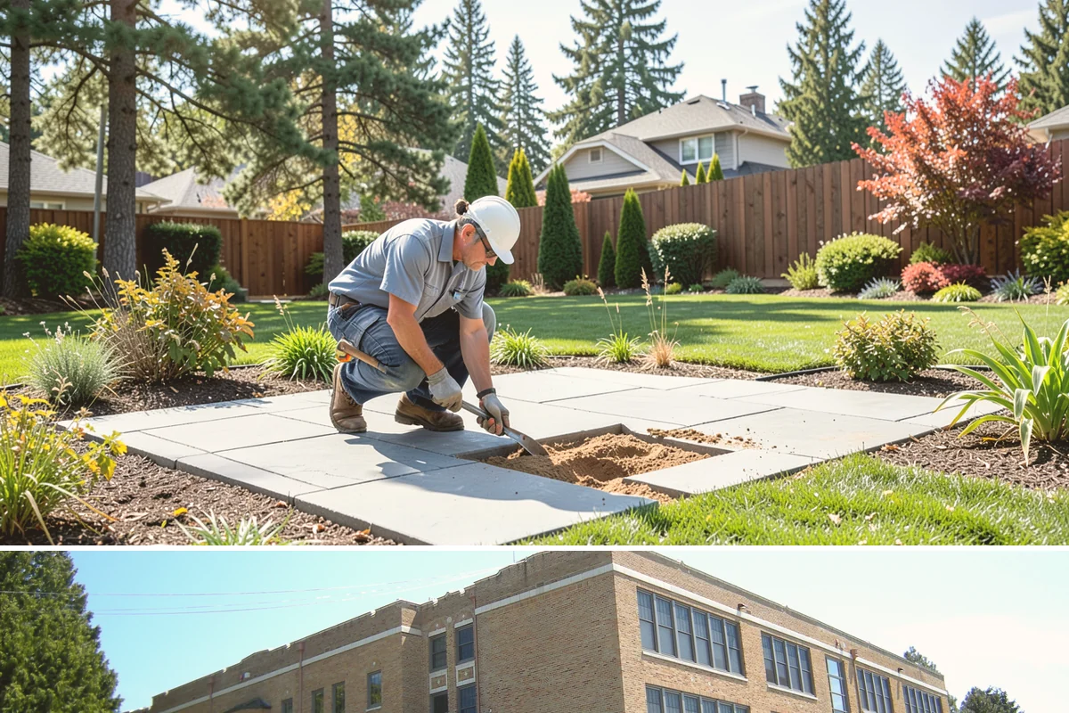 French Drain Installation in Maple Valley, King County, WA - Best installed in drier conditions.